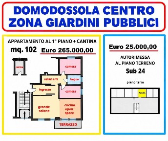 Trilocale via Carale di Masera, Centro, Domodossola