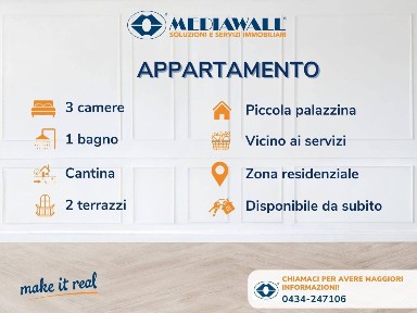 Appartamento via Val D'Arzino 1, San Valentino, Ospedale, Pordenone