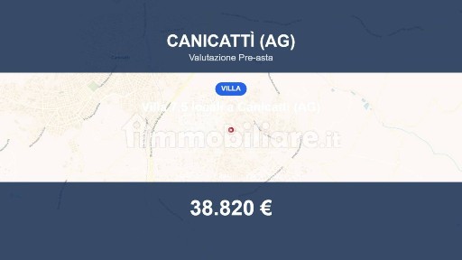 Villa all'asta Contrada Rinazzi, Canicattì