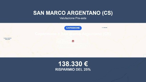 Capannone all'asta Località Fullonara, San Marco Argentano