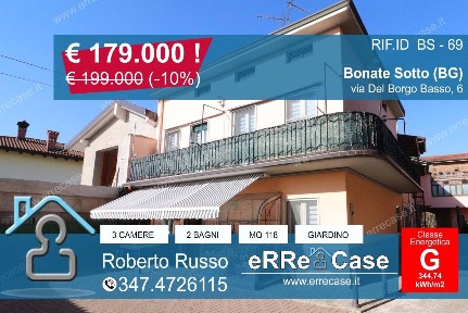 Terratetto plurifamiliare via del Borgo Basso, Bonate Sotto