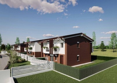 Villa a schiera via Camillo Guidelli, Baggiovara, Modena