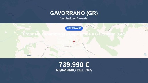 Capannone all'asta Basse di Caldana, Gavorrano