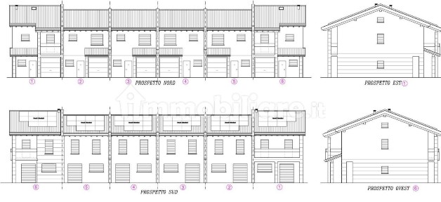 Villa a schiera 5 locali, nuova, Migliarina - Budrione, Carpi