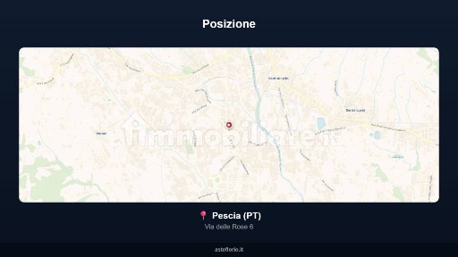 Appartamento all'asta via delle Rose 6, Pescia