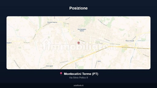 Appartamento all'asta via Silvio Pellico 8, Montecatini-Terme