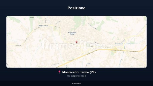 Appartamento all'asta via Indipendenza 8, Montecatini-Terme