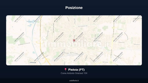 Appartamento all'asta corso Antonio Gramsci 104, Pistoia