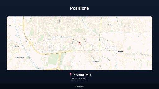 Appartamento all'asta via Fiorentina 51, Pistoia