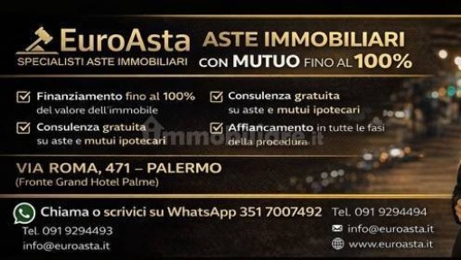 Villa all'asta via delle Naiadi 7, Palermo