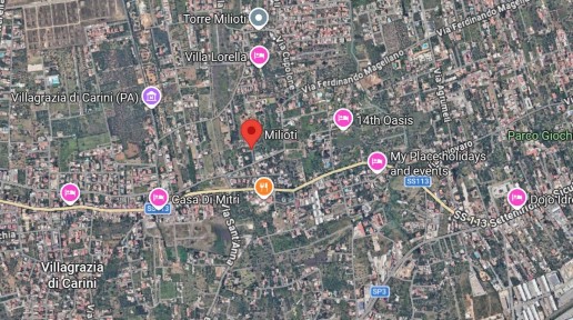 Carini, Via Milioti