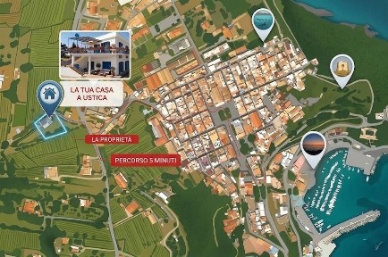 Appartamento in villa via Tre Mulini, Ustica