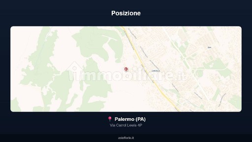 Villa all'asta via Carrol Lewis 4P, Palermo