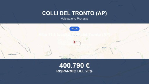 Villa all'asta via IV Novembre, Colli del Tronto