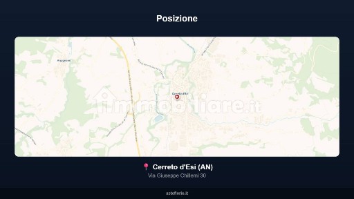 Appartamento all'asta via Giuseppe Chillemi 30, Cerreto d'Esi