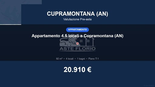 Appartamento all'asta via Matteotti, Cupramontana