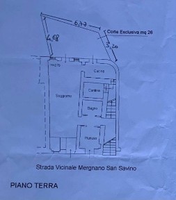 Terratetto unifamiliare frazione Mergnano San Savino, Camerino