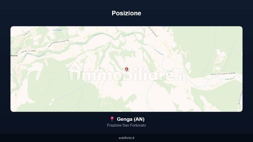 Villa all'asta frazione San Fortunato, Genga