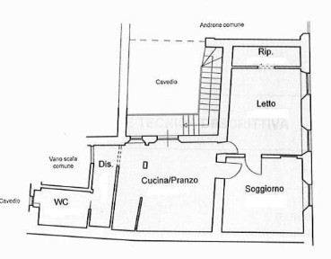 Bilocale ottimo stato, primo piano, Centro Storico, Modena