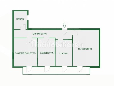 Trilocale via Potenza, Centro, Andria