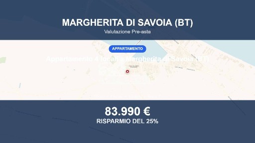 Appartamento all'asta via Nino Rota, Margherita di Savoia