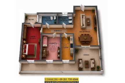 Trilocale nuovo, quinto piano, Trani