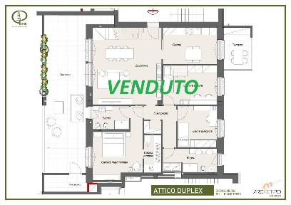 Attico via Toscana, Centro, Biassono