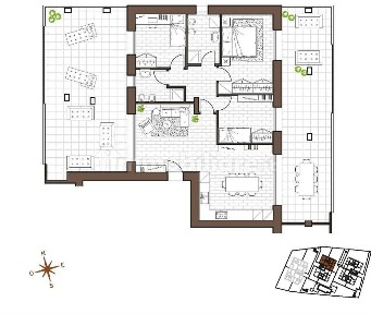 Attico ottimo stato, 146 m², Busnago