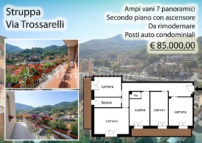 Quadrilocale via Giovanni Trossarelli 9A, Struppa, Genova