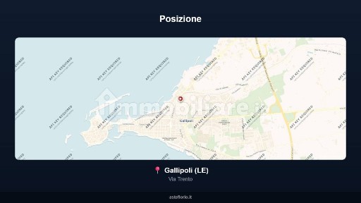 Magazzino all'asta via Trento, Gallipoli