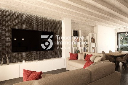 Villa bifamiliare viale Unità d'Italia, Povegliano