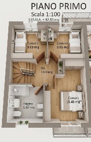 Villa a schiera 4 locali, nuova, Settimo San Pietro