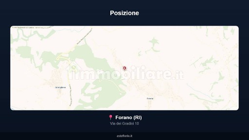 Appartamento all'asta via dei Gradini 10, Forano