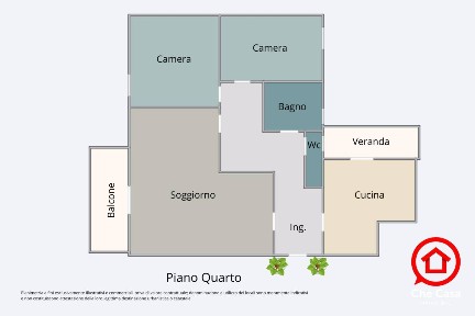 Quadrilocale via Cesare Battisti 149, Ospedale - Case Finali, Cesena