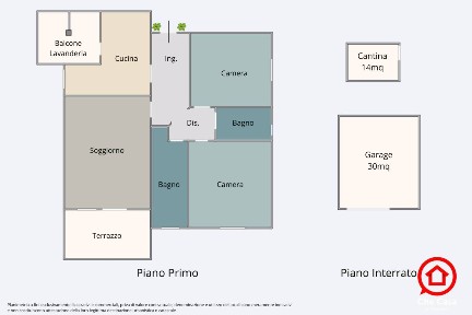 Trilocale via Caprera 21, San Mauro - San Rocco, Cesena