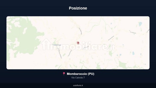 Appartamento all'asta via Caivola 7, Mombaroccio