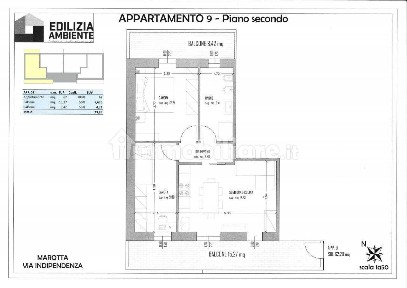 Trilocale via Indipendenza, 3, Marotta, Mondolfo