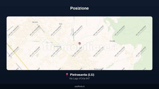 Villa all'asta via Lago d'Orta 947, Pietrasanta