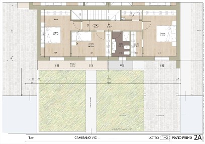 Villa plurifamiliare, nuova, 152 m², Centro, Camisano Vicentino