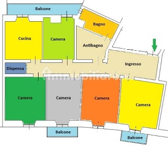 Appartamento via Beato Ottaviano 2, Villetta, Valloria, Savona