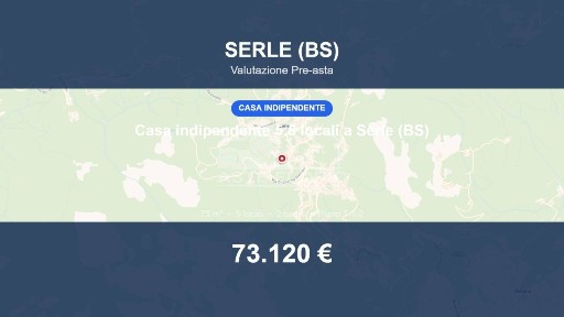 Villa all'asta via Gazzolo, Serle