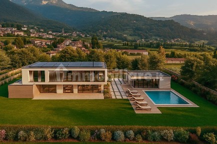 Villa unifamiliare via Gorizia, Centro, Botticino