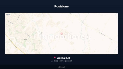 Capannone all'asta via Torre del Padiglione 30, Aprilia