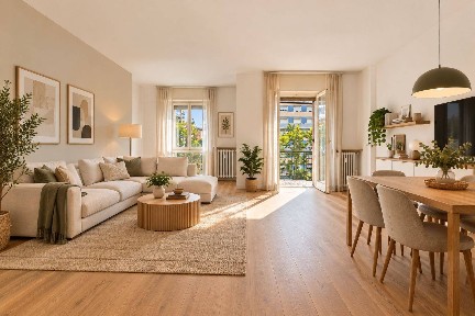 Quadrilocale viale Campania 37, Plebisciti - Susa, Milano