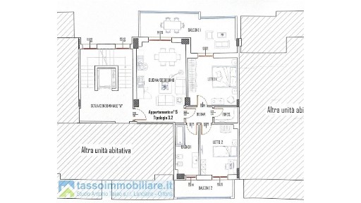 Appartamento nuovo, secondo piano, Centro, Santa Maria Imbaro