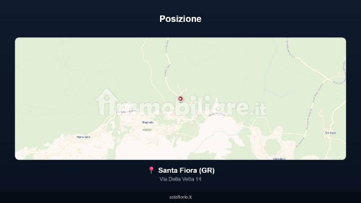 Appartamento all'asta via Della Vetta 14, Santa Fiora