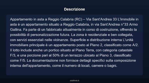 Appartamento all'asta via Sant'Andrea 33, Reggiolo